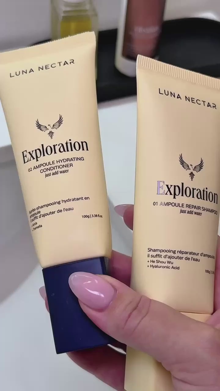 
                  
                    Load and play video in Gallery viewer, Exploration Shampoo &amp;amp; Conditioner Travel Duo
                  
                